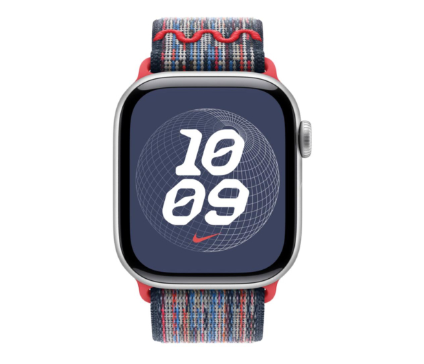 Apple Opaska sportowa Nike 44-49mm niebieski/czerwony - 1284414 - zdjęcie 2